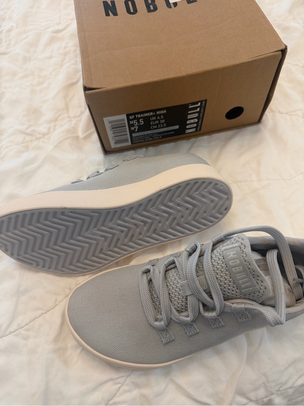 NOBULL Light Gray Canvas Low-Top Sneakers - Picture 2 of 4